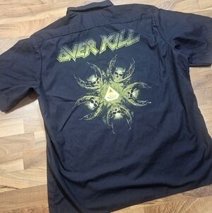 Dickies Over Kill Graphic Work Shirt Black Men’s 2XL